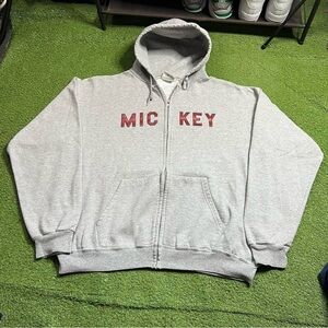 Vintage Disneyworld Mickey Zip Hoodie